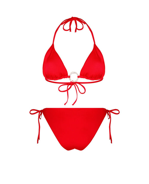 Iris Top and Herry Bottom in Red