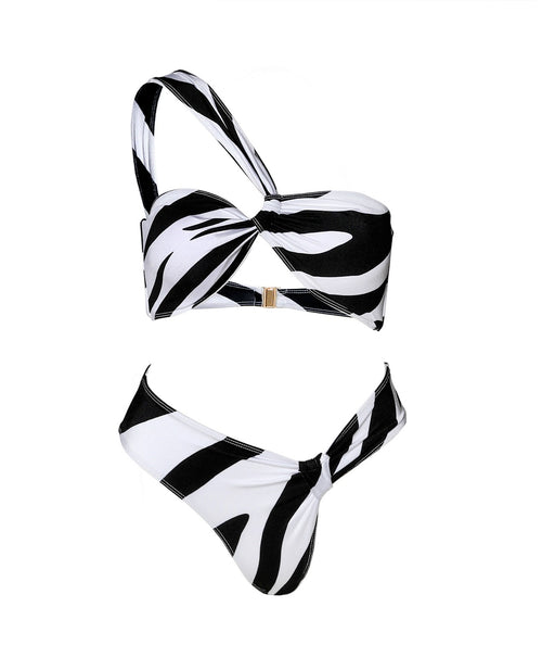 Cacia Bikini Set in Zebra Print