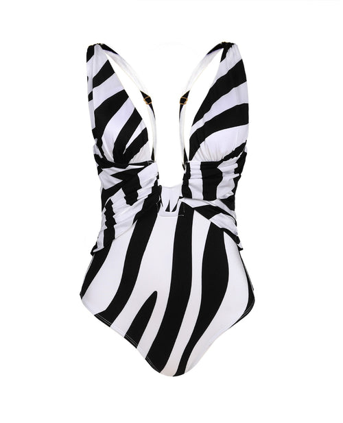 Faira Swimsuit in Zebra Print