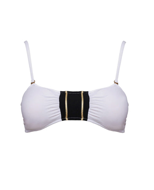 Marine Bandeau Style Bikini Top