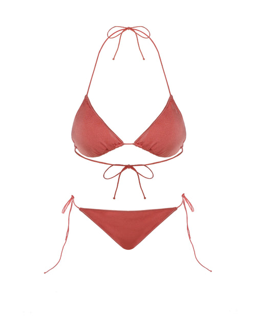 Ciara Bikini Set in Charleston Coral