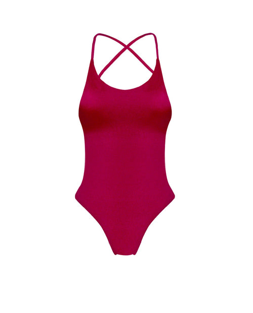 Cape Town Swimsuit in Cherry Shanghai
