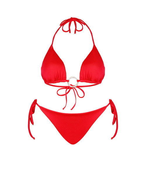 Iris Top and Herry Bottom in Red