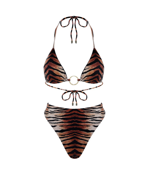 Iris & George Bikini in Tiger Print