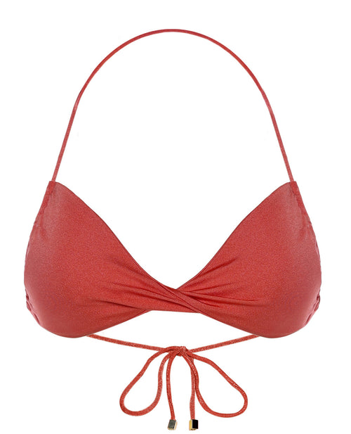 Amy Bikini Top in Charleston Coral