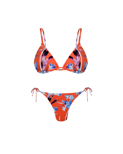 St. Barths Floral Bikini Top - Large