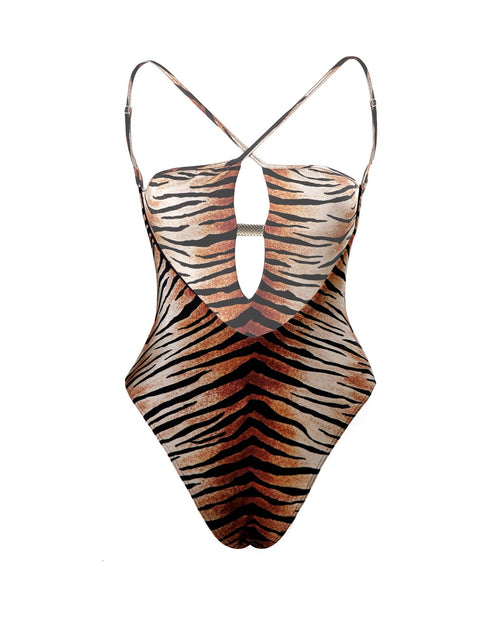 Gianni Swimsuit in Tiger Print