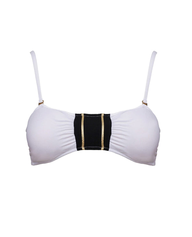 Marine Bandeau Style Bikini Top