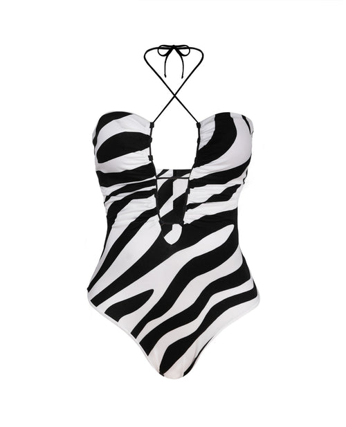 Mia Swimsuit in Zebra Print