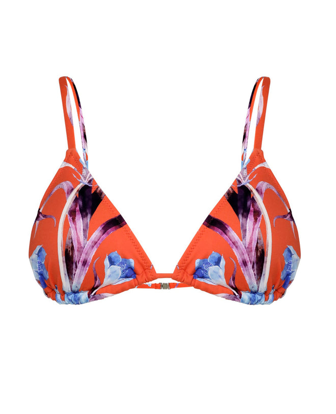 St. Barths Floral Bikini Top - Large