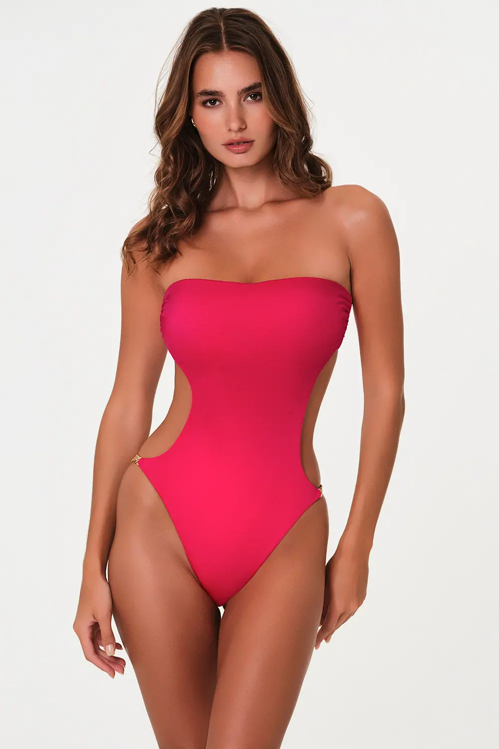 Priyana Swimsuit in Soliel Rouge - Image 4