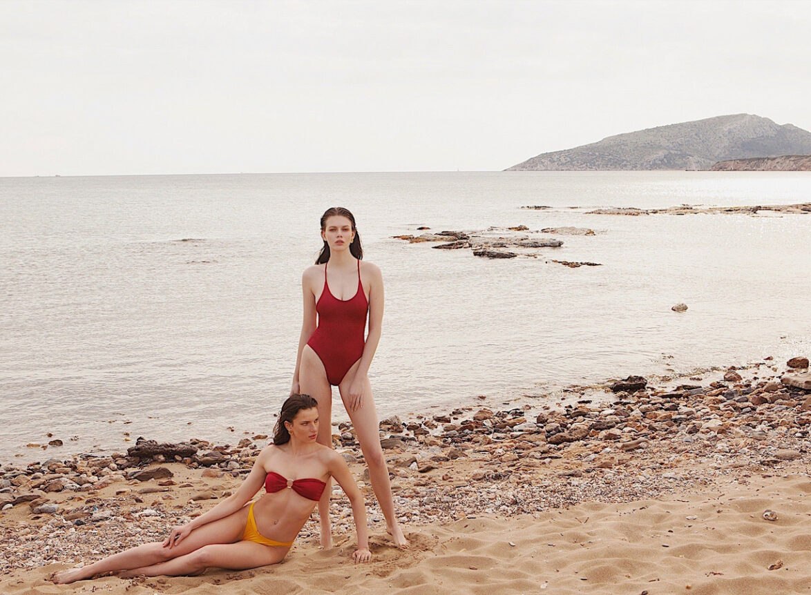 Cherina Beachwear travel adventures in Europe coastal view