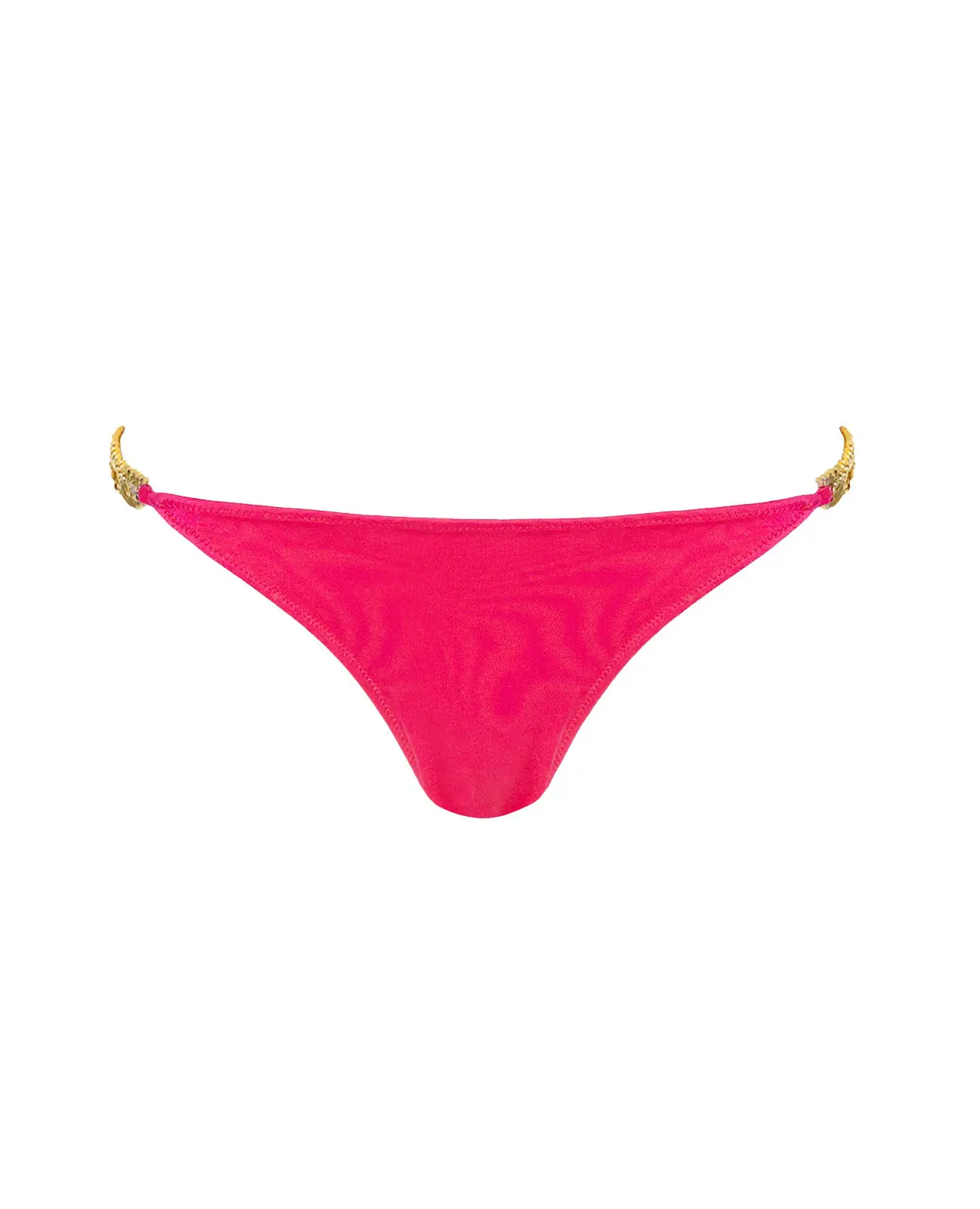 Rose Bikini Bottom in Soleil Rouge