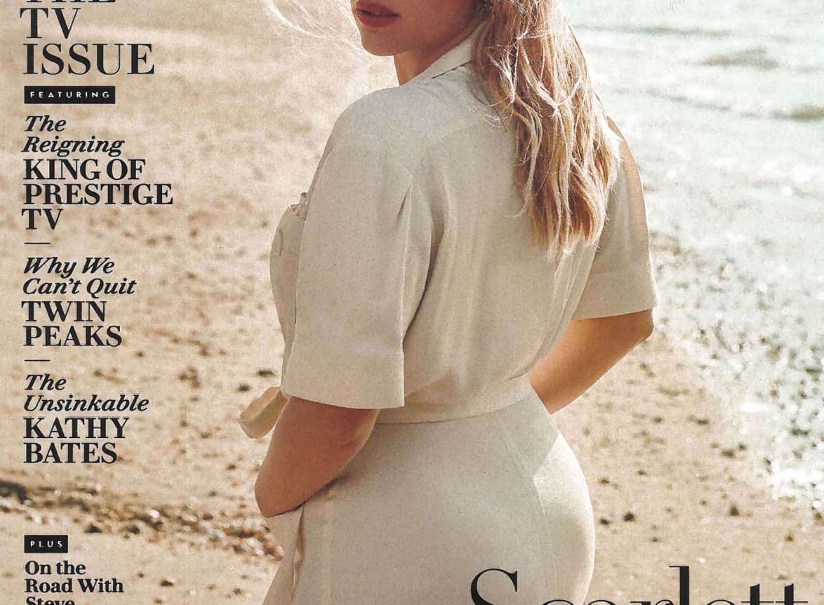 Vanity Fair magazine cover featuring Cherina Beachwear in a luxury editorial highlighting elegant resort style and modern fashion.