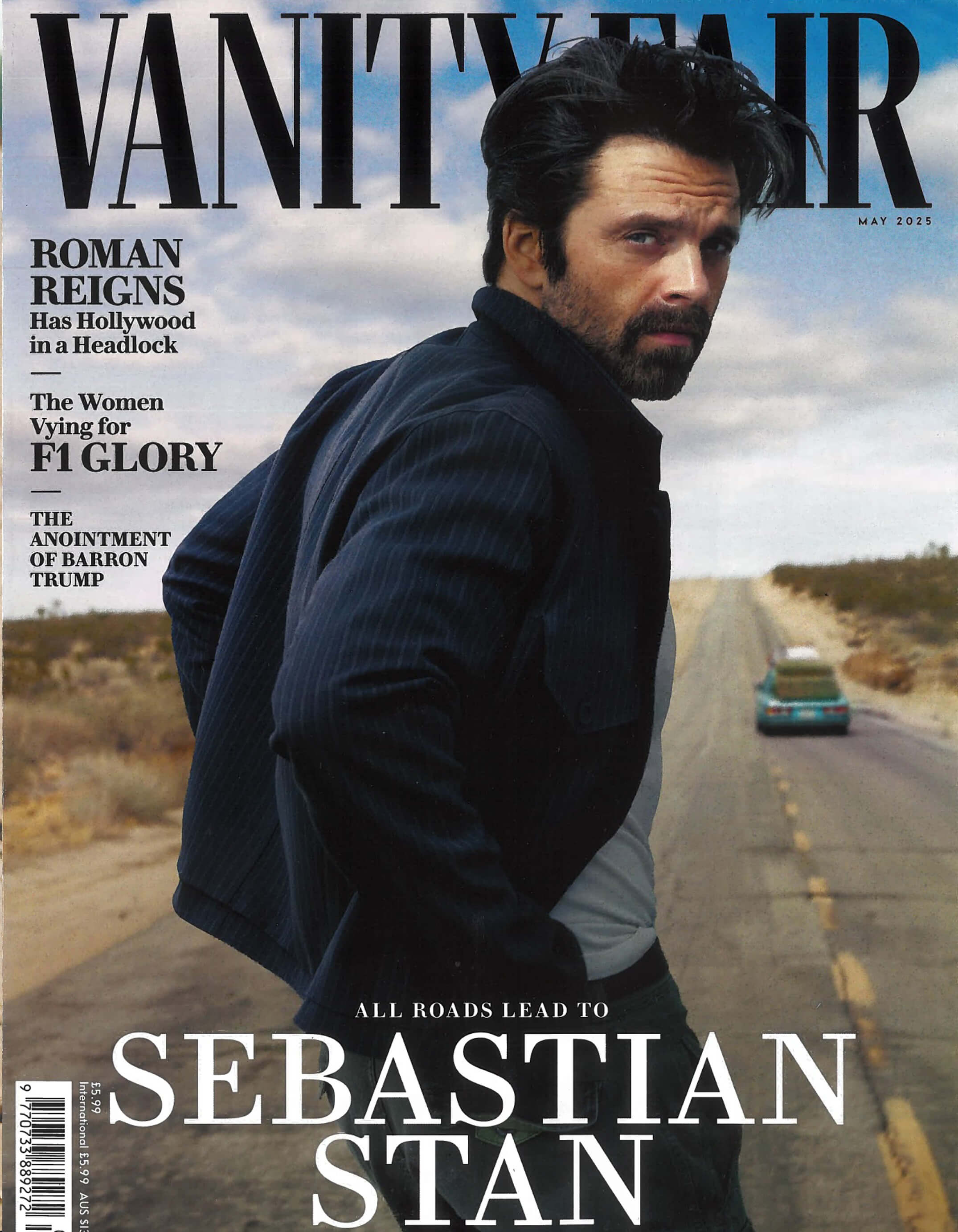 Vanity Fair magazine cover featuring Cherina Beachwear in a luxury fashion story about modern style and sophistication.