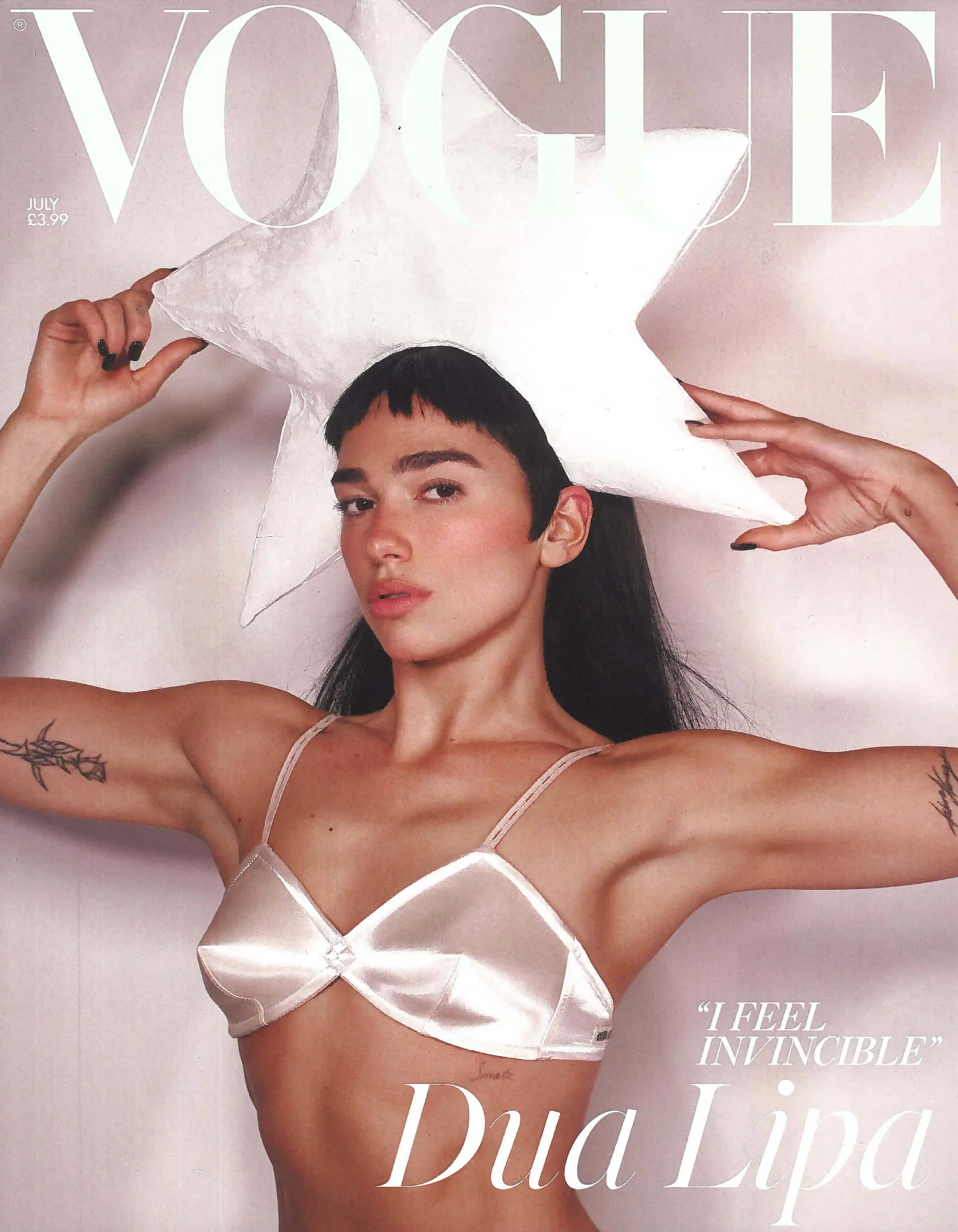 Vogue Magazine July edition cover featuring Cherina Beachwear in a luxury fashion editorial celebrating confidence and style.